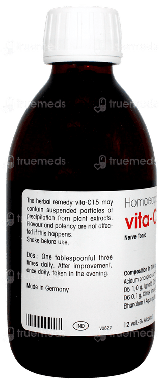 Dr Reckeweg Vita C 15 Nerve Tonic 250ml