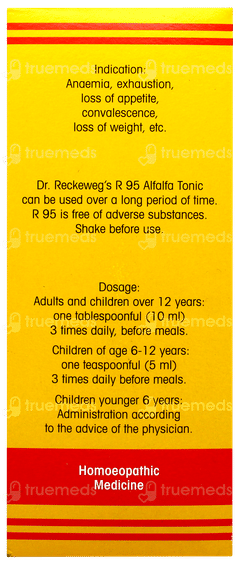 Dr Reckeweg R95 Alfalfa Tonic 250ml