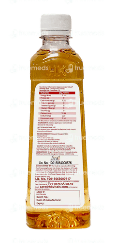 Healthkart Hk Vitals No Added Sugar Filtered Apple Cider Vinegar 500ml