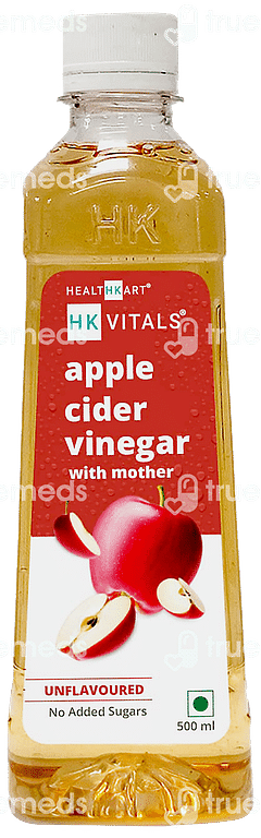 Hk Vitals Apple Cider Vinegar With Mother Unflavoured No Added Sugars 500ml