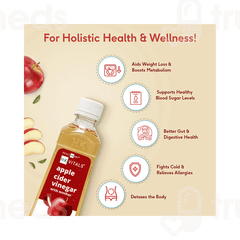 Hk Vitals Apple Cider Vinegar With Mother Unflavoured No Added Sugars 500ml