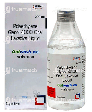 Gutwash 4000 Oral Laxative Sugar Free Liquid 200 ML