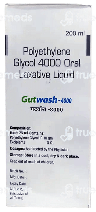 Gutwash 4000 Sugar Free Liquid 200ml