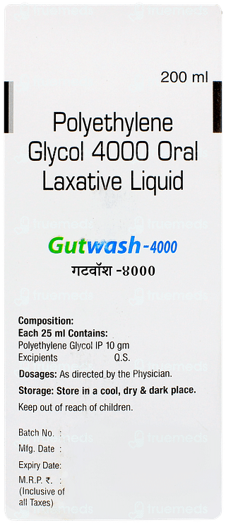 Gutwash 4000 Sugar Free Liquid 200ml