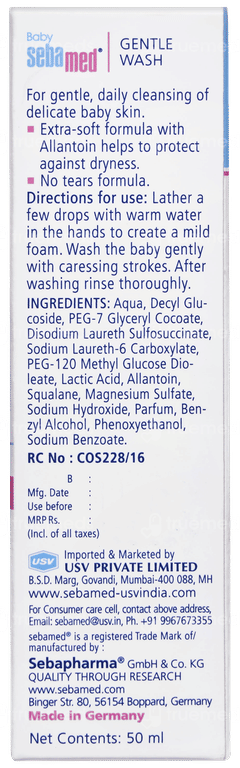 Sebamed Baby Gentle Wash 50ml
