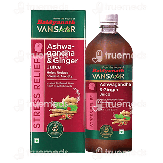 Baidyanath Vansaar Ashwagandha And Ginger Juice 1000 ML