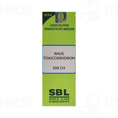 Sbl Rhus Toxicodendron 200ch Dilution 30ml