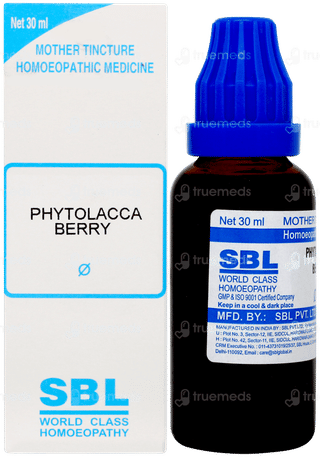 Sbl Phytolacca Berry Q Mother Tincture 30ml