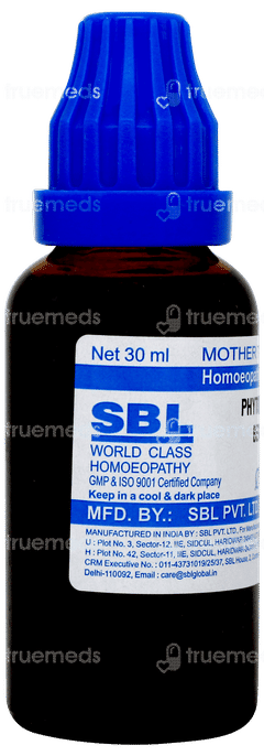Sbl Phytolacca Berry Q Mother Tincture 30ml