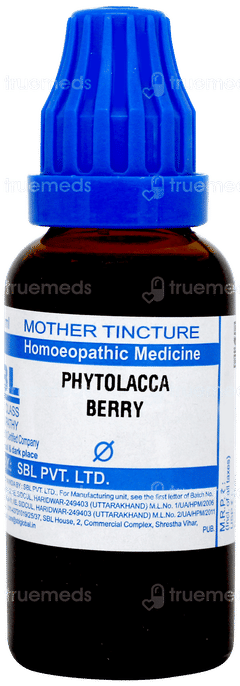 Sbl Phytolacca Berry Q Mother Tincture 30ml
