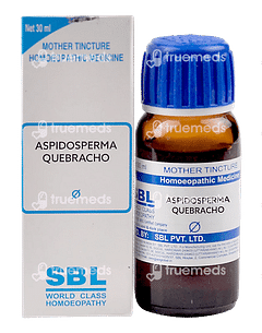 Sbl Aspidosperma Quebracho Mother Tincture 30 ML Sbl Aspidosperma Quebracho Mother Tincture 30 ML