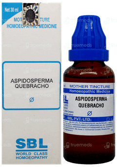 Sbl Aspidosperma Quebracho Q Mother Tincture 30Ml Sbl Aspidosperma Quebracho Q Mother Tincture 30Ml