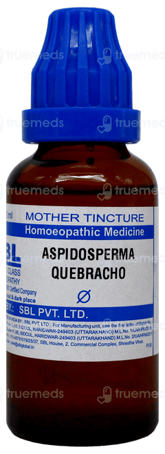 Sbl Aspidosperma Quebracho Q Mother Tincture 30Ml
