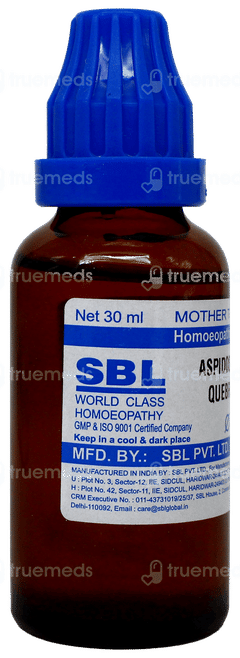 Sbl Aspidosperma Quebracho Q Mother Tincture 30Ml