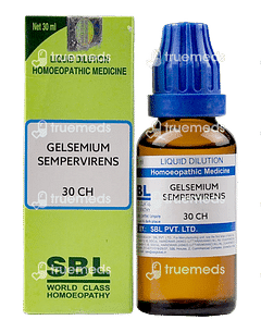 Sbl Gelsemium Sempervirens 30 Ch Dilution 30 ML