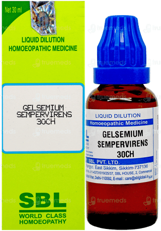 Sbl Gelsemium Sempervirens 30Ch Dilution 30Ml