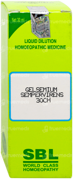 Sbl Gelsemium Sempervirens 30Ch Dilution 30Ml