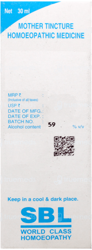 Sbl Andrographis Paniculata Q Mother Tincture 30Ml