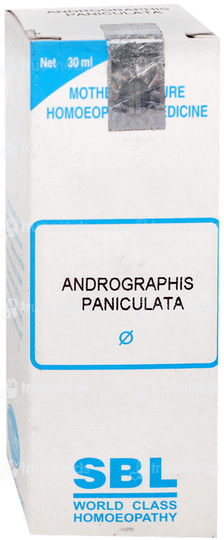 Sbl Andrographis Paniculata Q Mother Tincture 30Ml