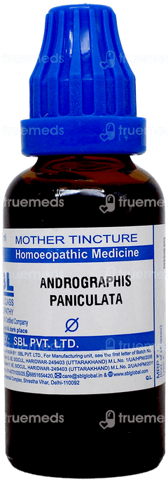 Sbl Andrographis Paniculata Q Mother Tincture 30Ml