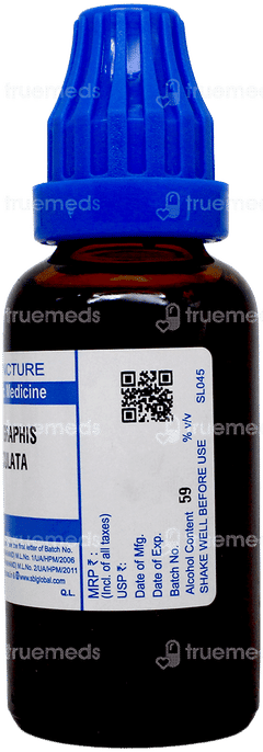 Sbl Andrographis Paniculata Q Mother Tincture 30Ml