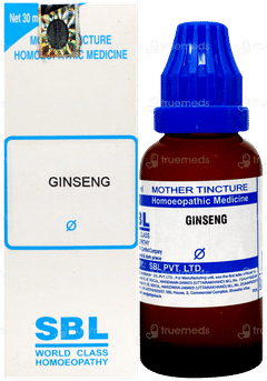 Sbl Ginseng Q Mother Tincture 30Ml Sbl Ginseng Q Mother Tincture 30Ml