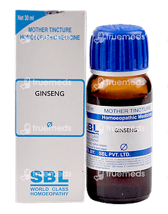 Sbl Ginseng Mother Tincture 30 ML