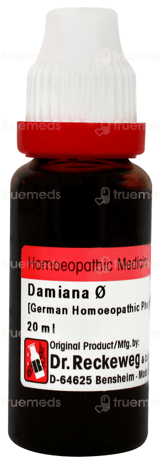 Dr Reckeweg Damiana Q Mother Tincture 20ml