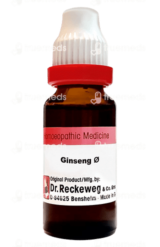 Dr Reckeweg Ginseng Mother Tincture 20 ML