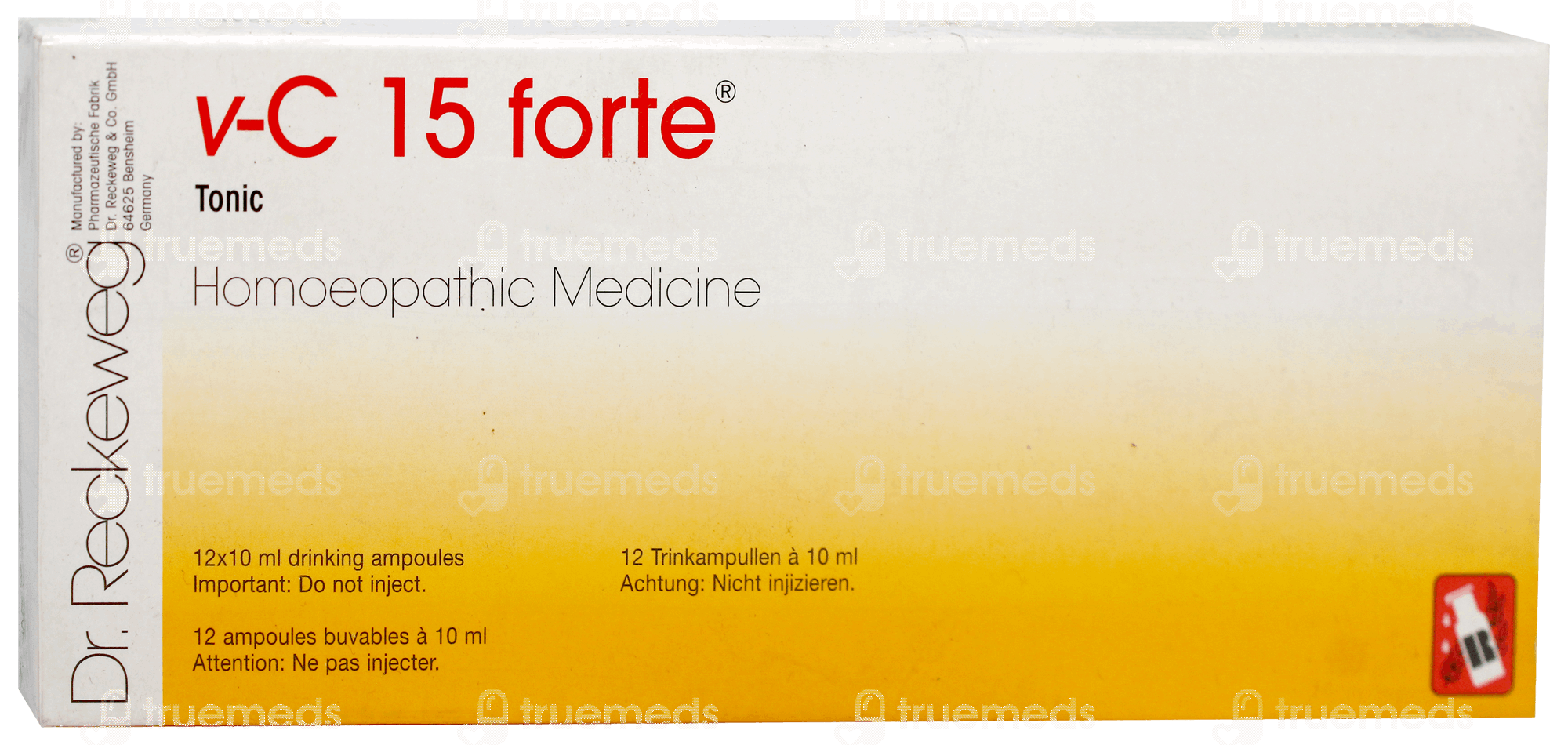 健康・医学 Rafael Dr Reckeweg V C 15 Forte Tonic 10 Ml Pack Of 12 - Uses, Side
