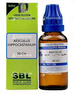 Sbl Aesculus Hippocastanum 30ch Dilution 30ml Sbl Aesculus Hippocastanum 30ch Dilution 30ml