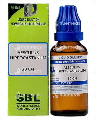 Sbl Aesculus Hippocastanum 30 Ch Dilution 30 ML