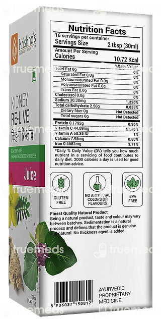 Krishnas Kidney Relive Juice 500 ML