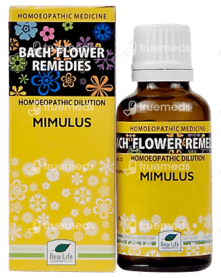 New Life Bach Flower Mimulus 30 Dilution 30 ML