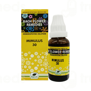 New Life Bach Flower Mimulus 30 Dilution 30ml