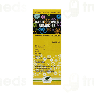 New Life Bach Flower Mimulus 30 Dilution 30ml