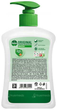 Dettol Original Germ Defence Liquid Handwash 200ml