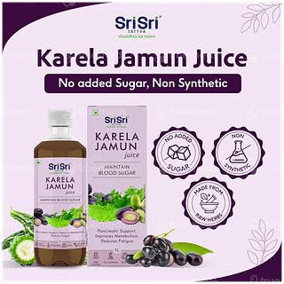 Sri Sri Tattva Karela Jamun No Added Sugar Juice 1 L