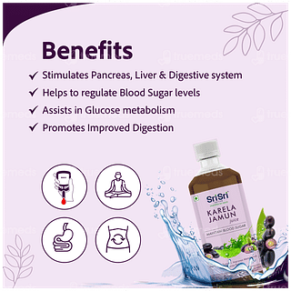 Sri Sri Tattva Karela Jamun No Added Sugar Juice 1 L