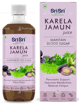 Sri Sri Tattva Karela Jamun No Added Sugar Juice 1 L