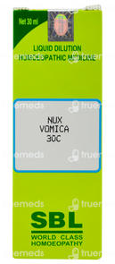Sbl Nux Vomica 30 C Dilution 30 ML