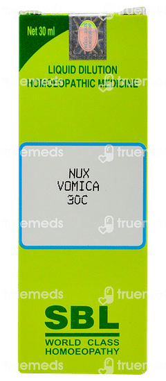 Sbl Nux Vomica 30c Dilution 30ml Sbl Nux Vomica 30c Dilution 30ml