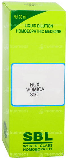 Sbl Nux Vomica 30c Dilution 30ml