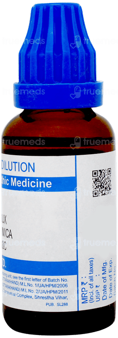 Sbl Nux Vomica 30c Dilution 30ml