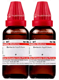 Dr Willmar Schwabe India Berberis Aquifolium Mother Tincture 30 ML Pack Of 2