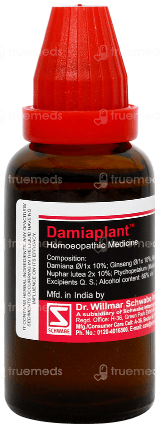 Dr Willmar Schwabe Damiaplant Liquid 30ml