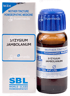 Sbl Syzygium Jambolanum Q Mother Tincture 30ml Sbl Syzygium Jambolanum Q Mother Tincture 30ml