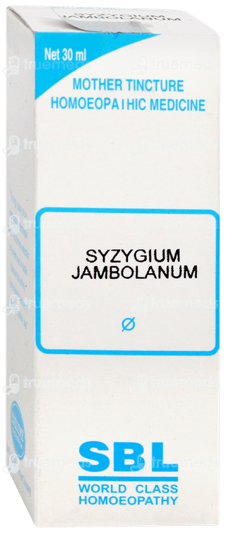 Sbl Syzygium Jambolanum Q Mother Tincture 30ml