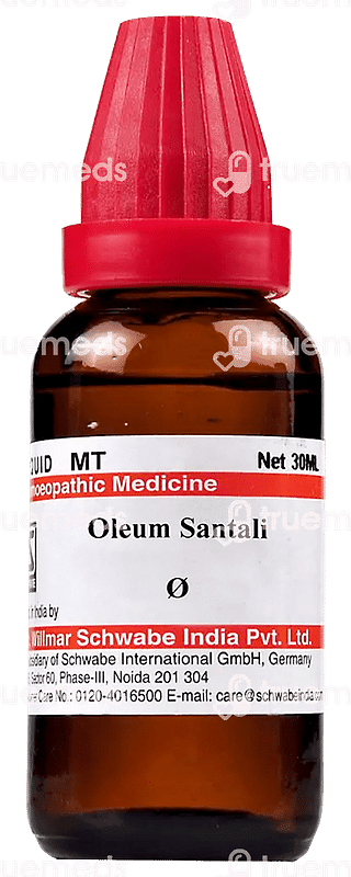 Dr Willmar Schwabe India Oleum Santali Mother Tincture 30 ML