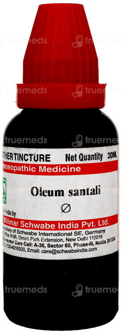 Dr Willmar Schwabe Oleum Santali Q Mother Tincture 30ml